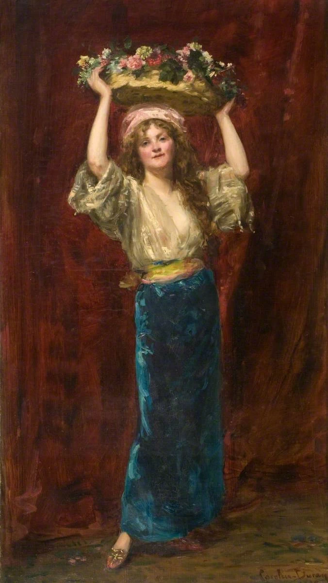 Ragazza con fiori - Dundee Art Galleries and Museums